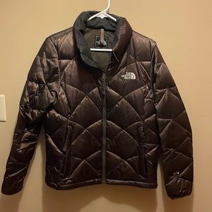 North Face Women’s Aconcagua 550 Down Jacket.  Size Medium.  Chocolate Brown